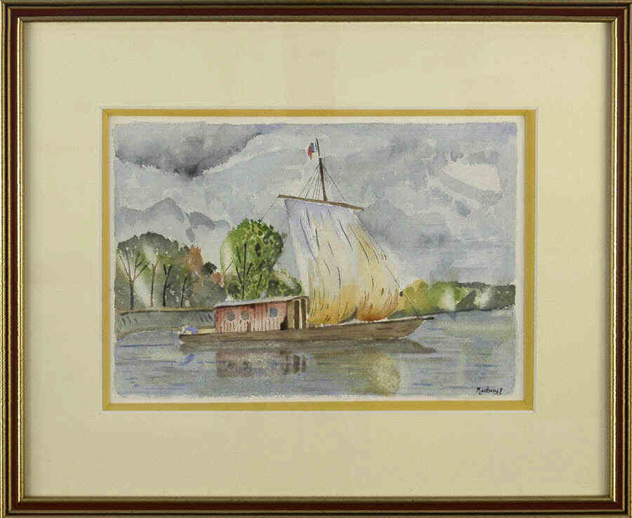 Pierre Maubeau - Aquarelle