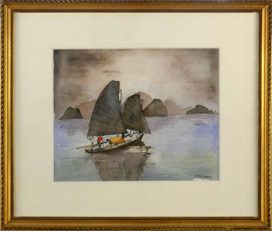Pierre Maubeau - Aquarelle