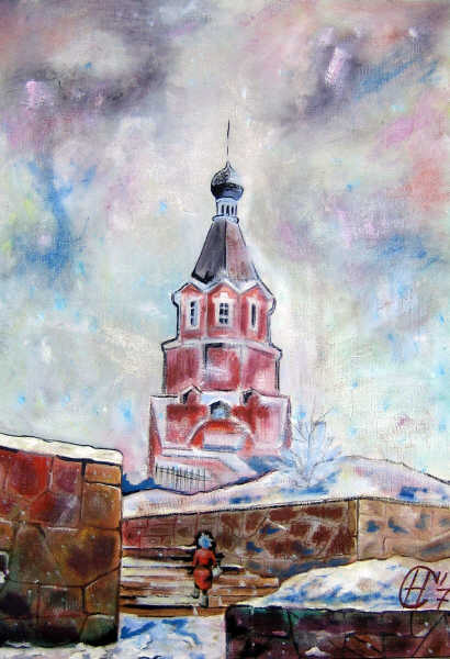 Oil painting - Moscow 