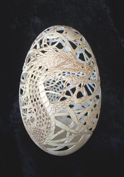 Egg carving -  Christel Assante