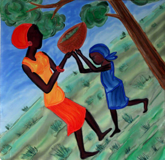 Brigitte Douroux - Peinture sur soie