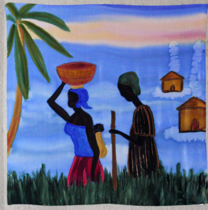 Brigitte Douroux - Peinture sur soie