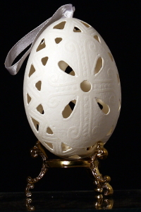 Goose egg, work made with acid- Hungaria