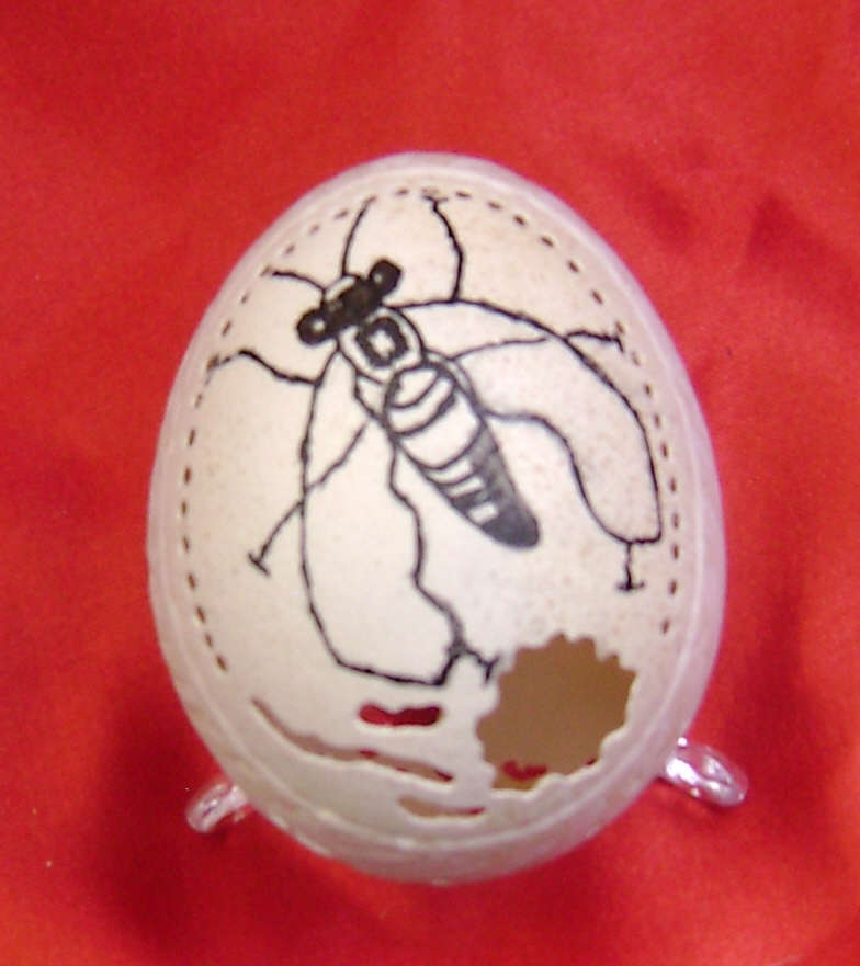 Oeuf sculpté - Sandrine