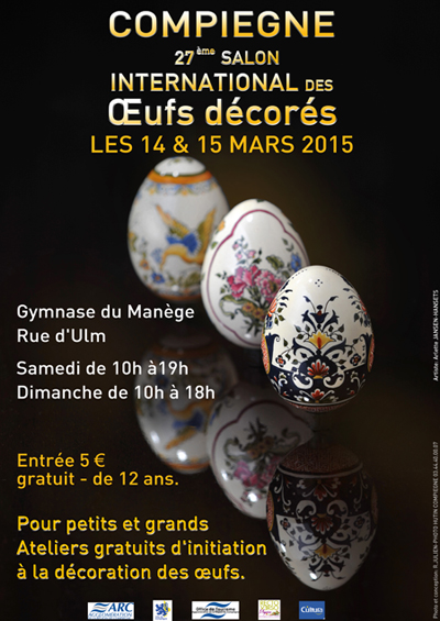 27th Compiègne decorated egg shells salon