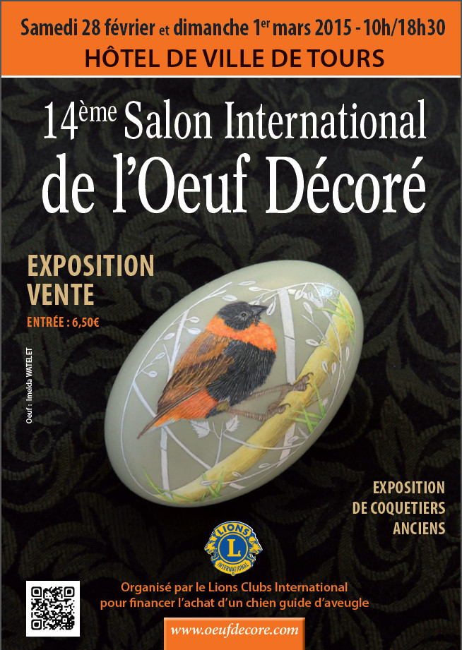 14th Tours Decorated egg International Salon
