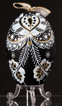Goose egg, painted, Hungary