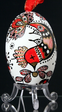 Goose egg - Painted egg - Marietta - Hungary