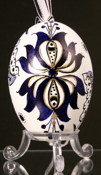 Goose egg - Painted egg - Marietta - Hungary
