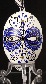 Duck egg, painted, Hungary