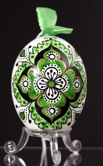 Duck egg, painted, Hungary
