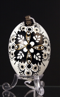 Duck egg, painted, Hungary