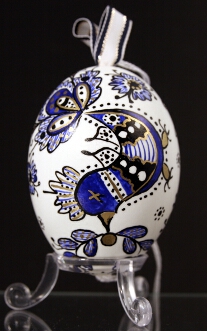 Duck egg, painted, Hungary