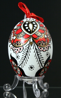 Duck egg, painted, Hungary