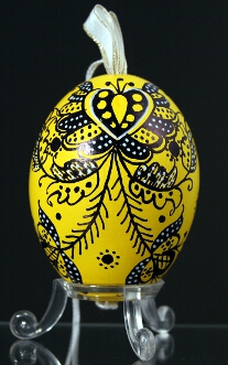 Duck egg, painted, Hungary