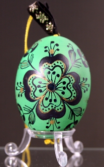Duck egg, painted, Hungary