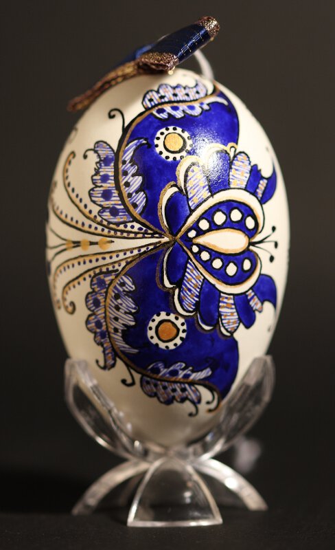 Oeuf d'oie peint, Hongrie