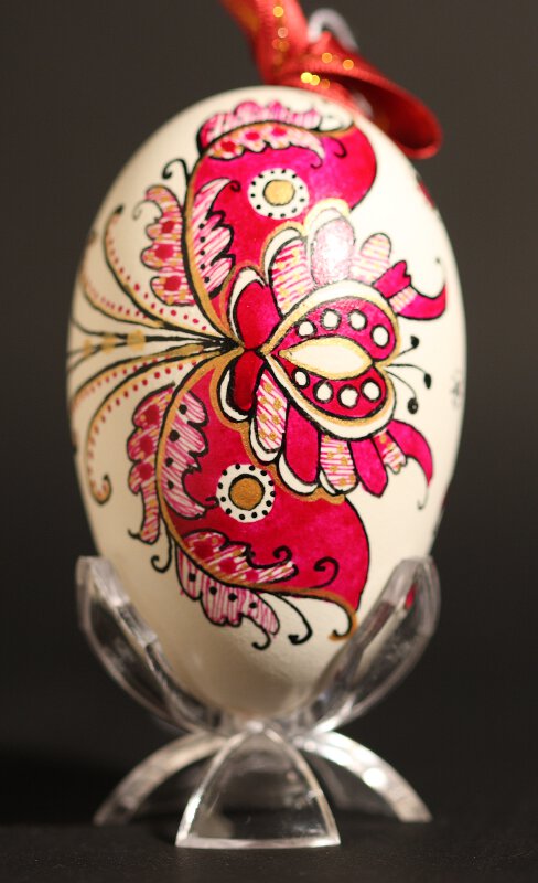 Oeuf d'oie peint, Hongrie