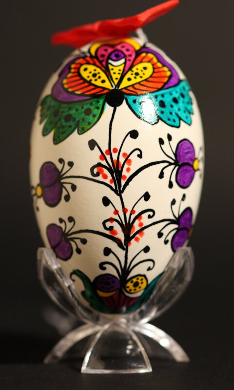 Oeuf d'oie peint, Hongrie