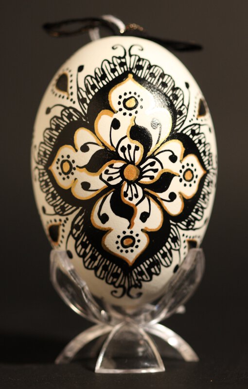 Oeuf d'oie peint, Hongrie