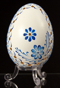 Oeuf décoré à la cire colorée : Slovaquie