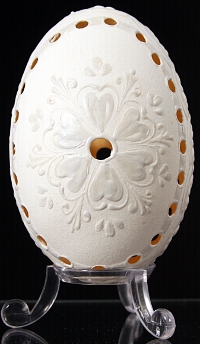 Oeuf décoré à la cire colorée : Slovaquie