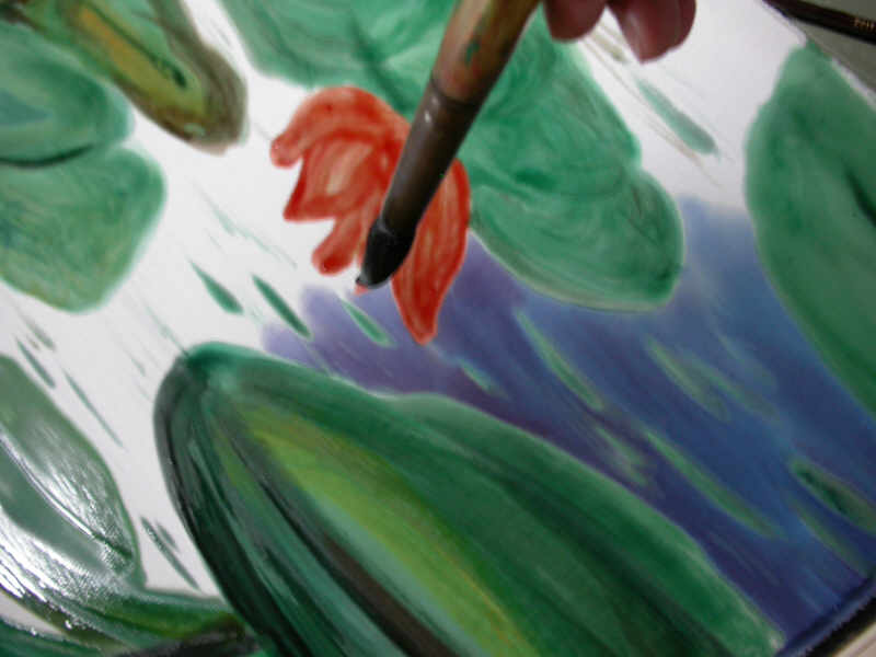 Brigitte Douroux - peinture sur soie