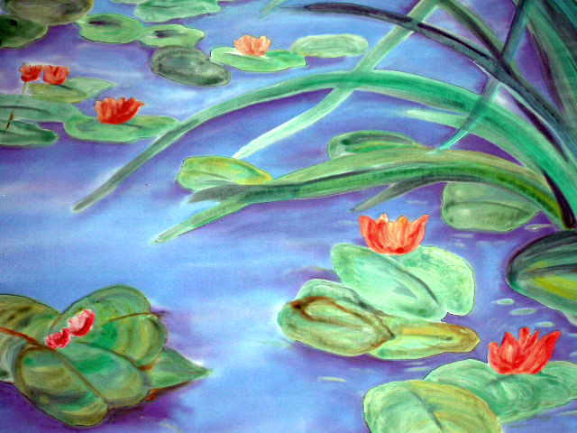 Brigitte Douroux - peinture sur soie