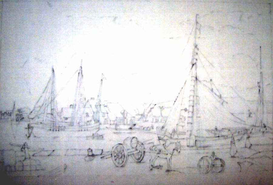 Pierre Maubeau - Aquarelle