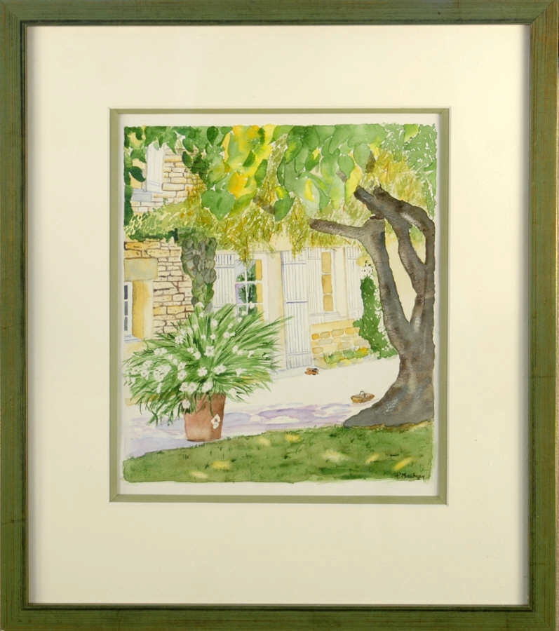 Pierre Maubeau - Aquarelle