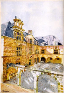 Pierre Maubeau : aquarelle, water-colour painting, Aquarell , Aкварель, 水彩画の画廊