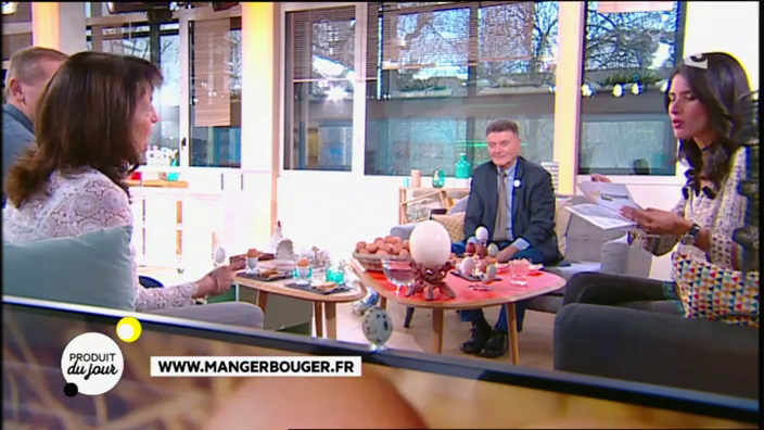 Exposition d'oeufs sur France 5