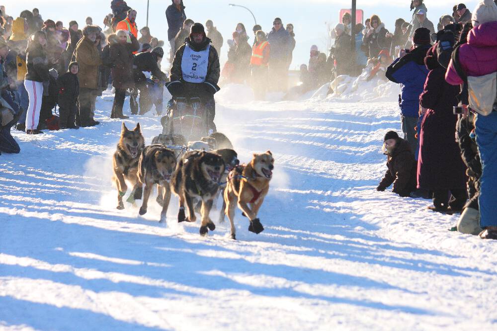 Départ de la Yukon Quest