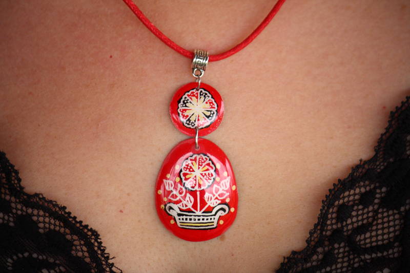 Pendentifs en coquille d'oeuf : Kateryna (Ukraine)