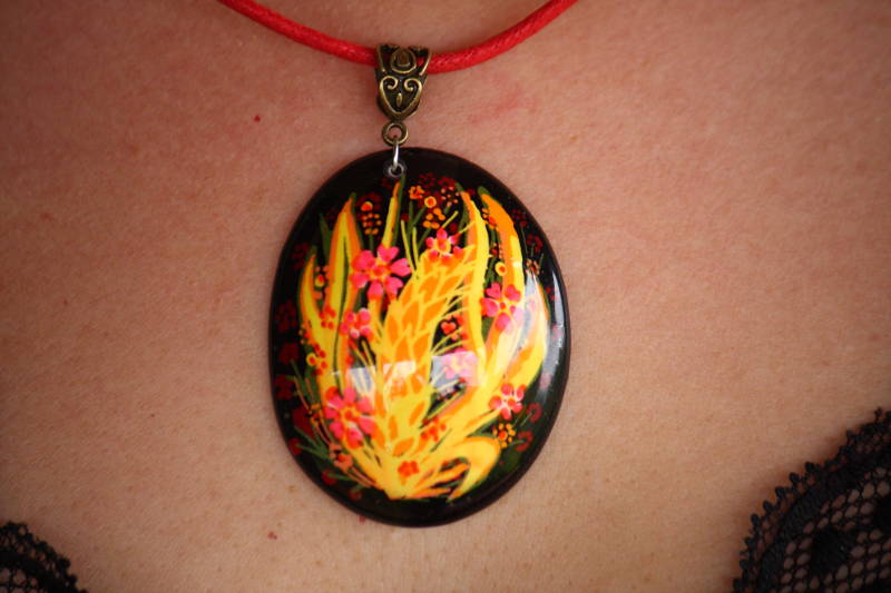 Pendentifs en coquille d'oeuf : Kateryna (Ukraine)