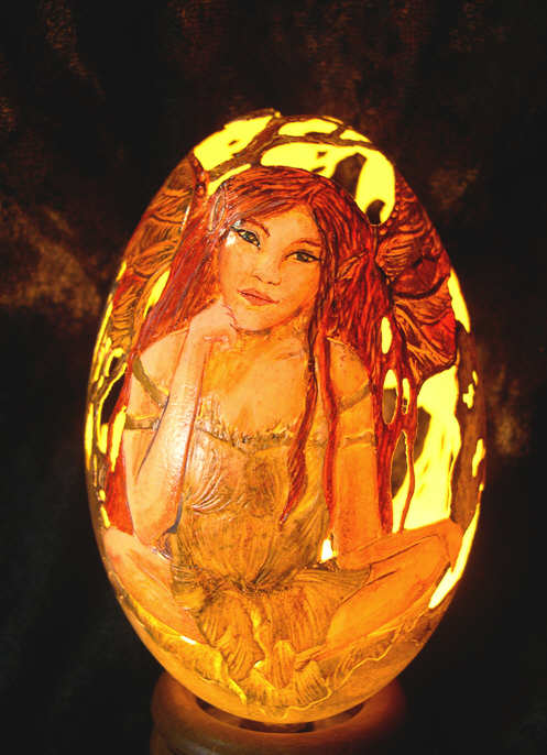  egg carving - Christel Assante