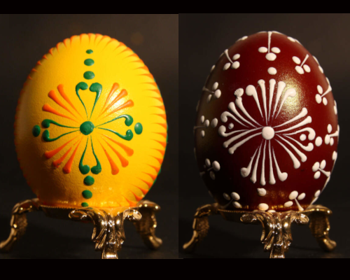 Renata, décoration traditionnelle d'oeufs de Pâques