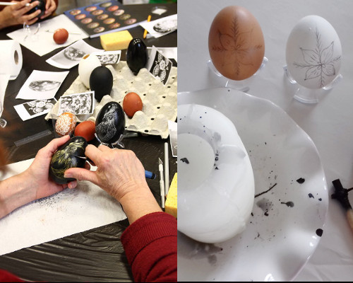 Atelier Initiation au Pysanka et au Grattage  au salon de Tours (87)