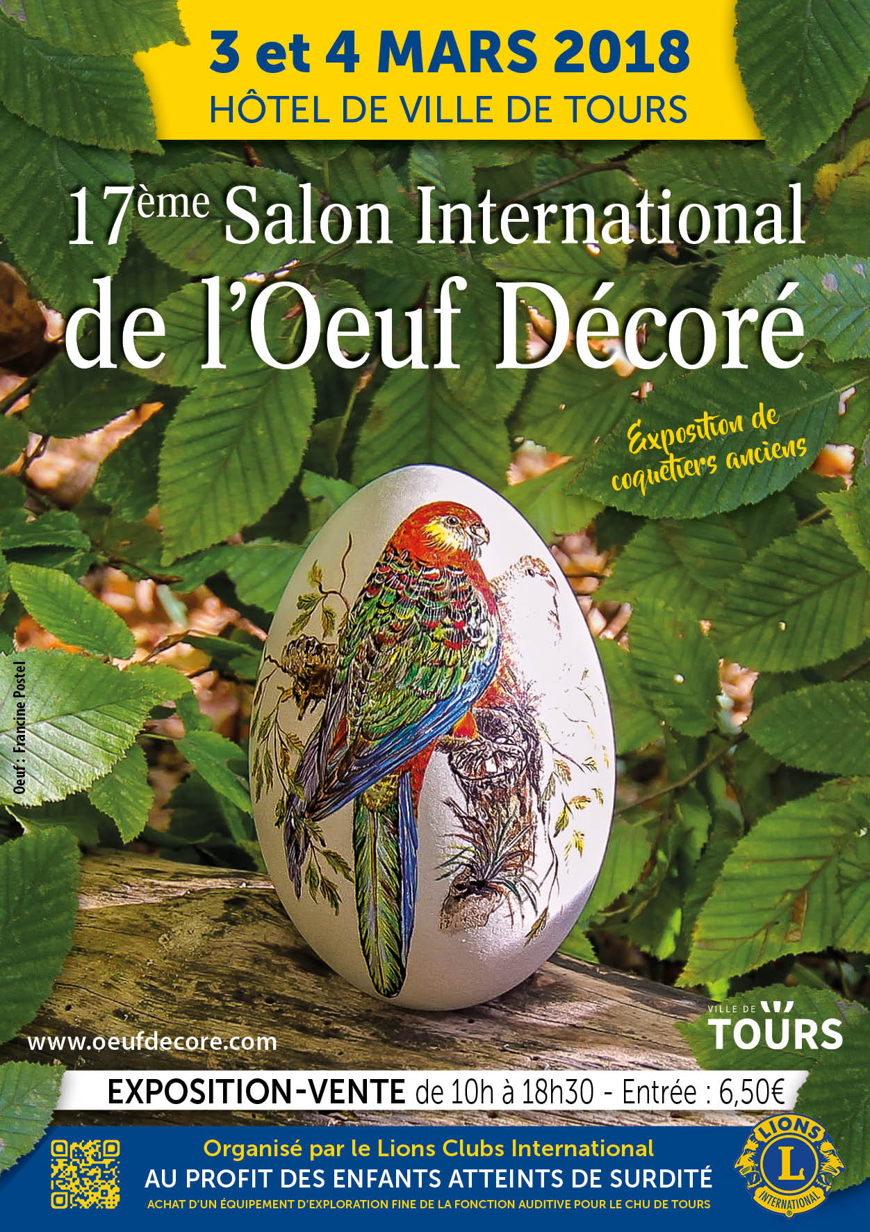 16th Tours Decorated egg International Salon