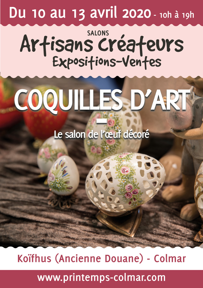  Salon oeufs décorés à Colmar - du 7 au 10 avril 2023