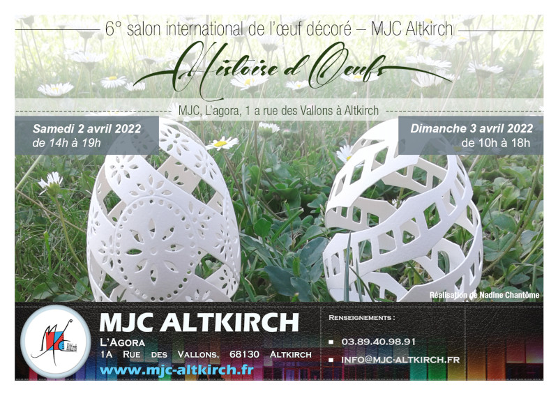  Salon oeufs décorés à Altkirch - 2-3 avril 2022