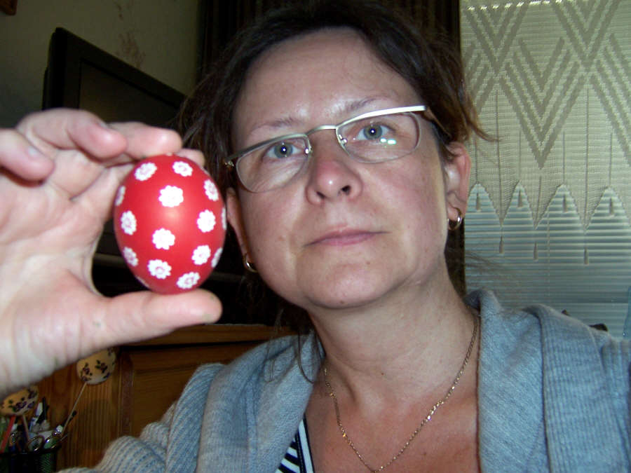 Scratched egg shell (Kraszanki) : Anna, Poland