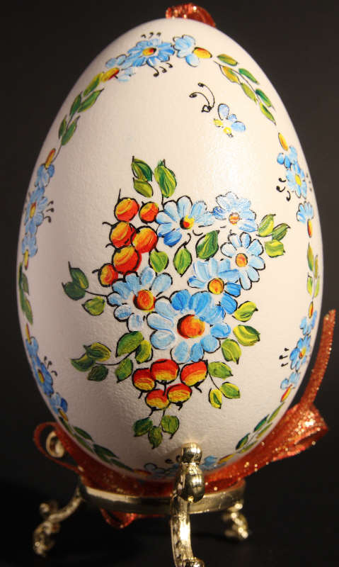 Painted egg shell (Kraszanki) : Anna, Poland