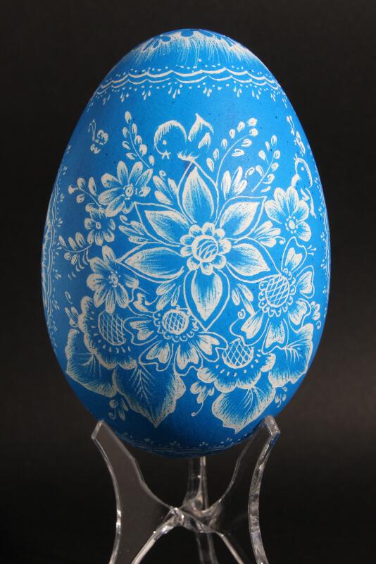 Scratched egg shell (Kraszanki) : Anna, Poland