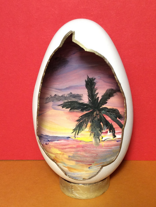  Oeuf décoré par Brigitte ( France) 