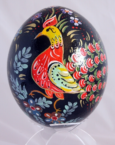 Decorated egg shell : Poland