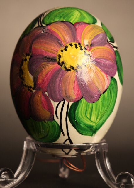 Decorated egg shell : Poland