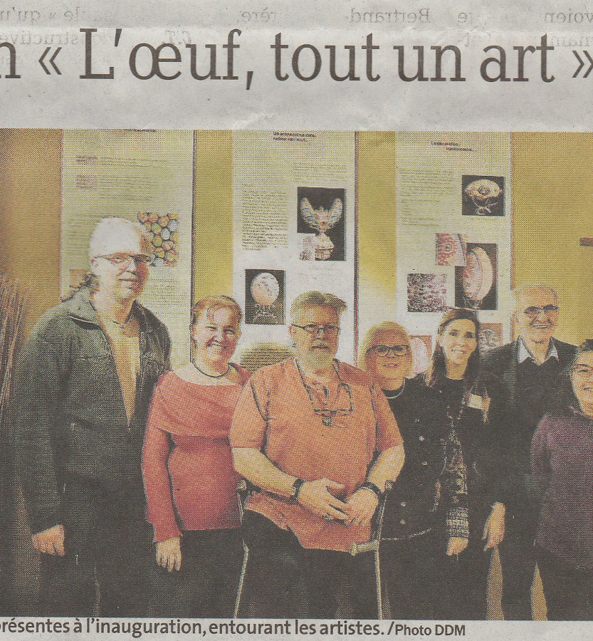 Article sur expo oeufs à Martres Tolosane